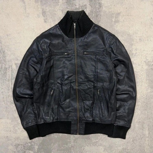 Herren leder bomberjacke - herren, gr