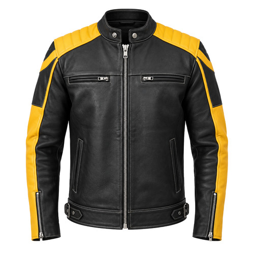 Men black yellow - men's,